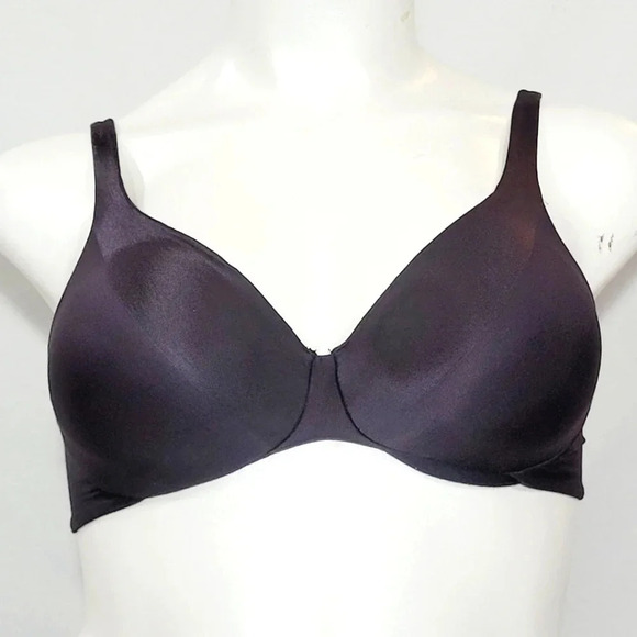 34D Bali 3911 Platinum Tailored Shape System Underwire Bra Black Gently Pre-owne - Picture 1 of 3